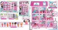Будиночок для ляльок Лол ЛОЛ 8366 ляльковий Дім триповерховий пластмасовий з ляльками лол і аксесуарами