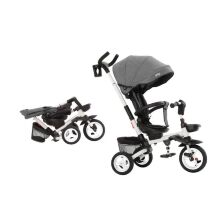 Велосипед коляска дитячий триколісний TILLY FLIP T-390 сірий
