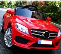 Дитячий одномісний електромобіль M 3981EBLR-3 Mercedes на EVA колеса червоний