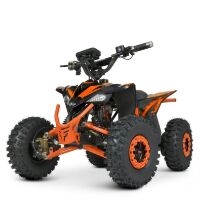 Дитячий електро квадроцикл HB-EATV08-350-7 на надувних колесах помаранчевий