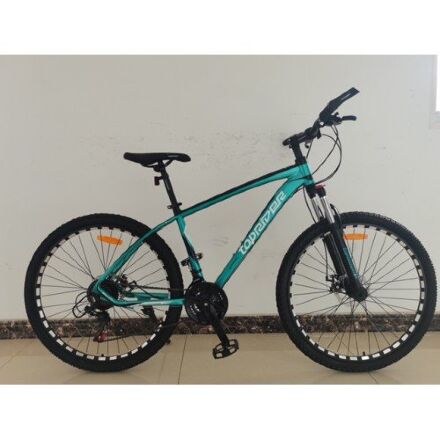 Алюмінієвий двоколісний велосипед TopRider 777 колеса 27.5 дюйма / 21 швидкість / SHIMANO / синій