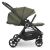 Універсальна дитяча коляска 2в1 EL CAMINO ME 1085 SAGA Denim Khaki з прогулянковим блоком і люлькою Хакі