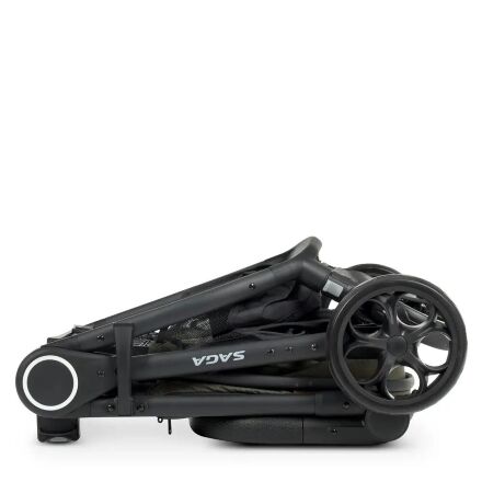 Універсальна дитяча коляска 2в1 EL CAMINO ME 1085 SAGA Denim Khaki з прогулянковим блоком і люлькою Хакі