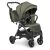 Універсальна дитяча коляска 2в1 EL CAMINO ME 1085 SAGA Denim Khaki з прогулянковим блоком і люлькою Хакі