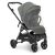 Універсальна дитяча коляска 2в1 EL CAMINO ME 1085 SAGA Denim Khaki з прогулянковим блоком і люлькою Хакі