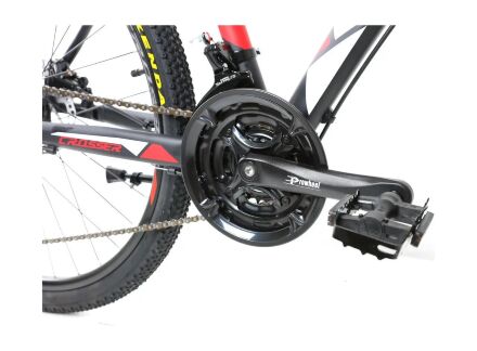 Спортивний Гірський алюмінієвий велосипед 26д Crosser MT-036 з дисковими гальмами/Shimano Tourney/синій