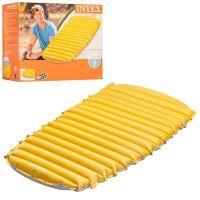 Надувний велюр матрац-ліжко INTEX 68708 жовтий