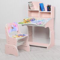 Дитяча парта растишка Bambi B 2071-20 Париж рожевий