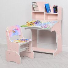 Дитяча парта растишка Bambi B 2071-20 Париж рожевий