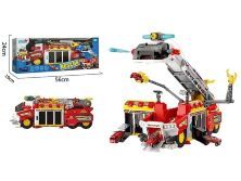 Дитячий ігровий гараж YY 6032-1 / 68628 Пожежна трек з машинками, маніпулятори, рухомі елементи, світло, звук