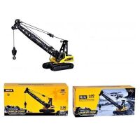 Будівельна техніка 1720 Будівельний кран на гусеницях металевий інерційний (масштаб 1:50)