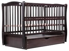Ліжко Babyroom Еліт маятник, ящик, відкидний пліч DEMYO-5 бук венге
