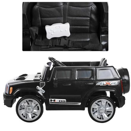 Дитячий електромобіль Hummer M 3403EBLR-2 чорний