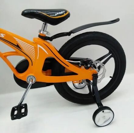 Велосипед дитячий двоколісний MARS-18 Помаранчевий дискові гальма колеса 18 дюймів