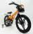 Велосипед дитячий двоколісний MARS-18 Помаранчевий дискові гальма колеса 18 дюймів