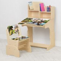 Дитяча парта растишка Bambi B 2071-20 Париж рожевий