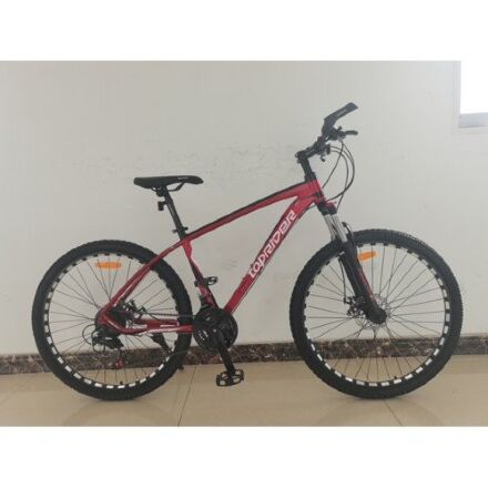 Алюмінієвий двоколісний велосипед TopRider 777 колеса 27.5 дюйма / 21 швидкість / SHIMANO / червоний