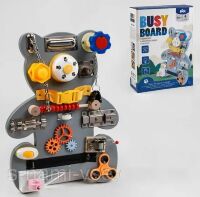 Дерев'яна іграшка Бизиборд MD 1273 лабіринт на дроті ксилофон