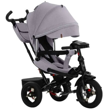 Велосипед-КОЛЯСКА дитячий триколісний TILLY Impulse T-386/2 Бежевий льон