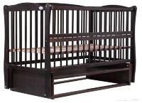 Ліжко Babyroom Еліт різьблення, маятник, відкидний пліч-DER-6 бук венге