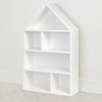Будиночок стелаж, полиця для іграшок і книг PLK-L-1 білий**