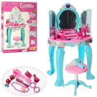 Дитячий туалетний столик-трюмо LIMO TOY LM90009 стільчик музика звук аксесуари**
