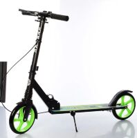 Дитячий підлітковий двоколісний складаний самокат iTrike SR 2-049-1-G алюмінієвий/на ПУ колесах/зелений**