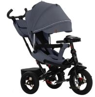 Велосипед-КОЛЯСКА дитячий триколісний TILLY Impulse T-386/2 Темно-сірий льон