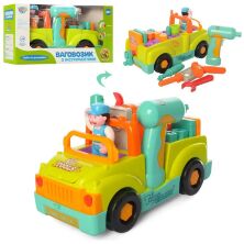 Музична дитяча машинка з інструментами на батарейках LIMO TOY 6109 їздить / світлові ефекти
