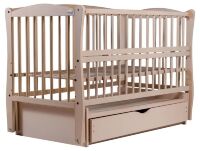 Ліжко Babyroom Еліт різьблення маятник, ящик, відкидний пліч-DER-7 бук слонова кістка