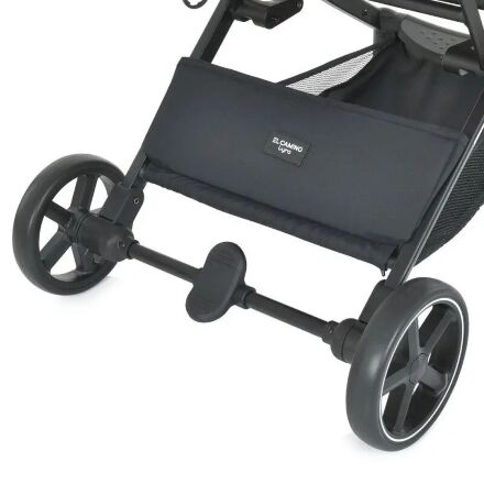 Дитяча коляска El Camino 1099 Lyra з чохлом на ніжки Black