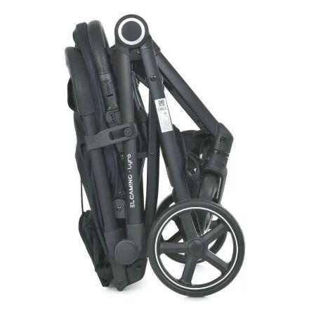 Дитяча коляска El Camino 1099 Lyra з чохлом на ніжки Black