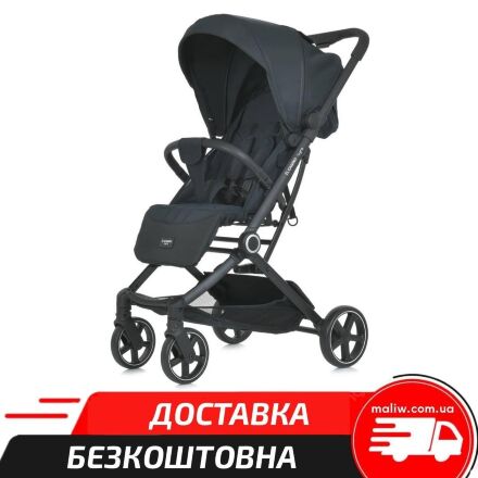 Дитяча коляска El Camino 1099 Lyra з чохлом на ніжки Black