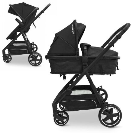 Універсальна дитяча Коляска 2 в 1 ALLIANCE ME 1069 Denim Dark Gray **