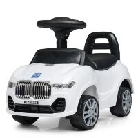 Машина каталка толокар BAMBI M 4122L-1 шкіряне сидіння музика світло біла**