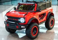 Дитячий електромобіль джип M 5029EBLR-3 Ford Bronco USB, MP3 звукові та світлові ефекти / червоний
