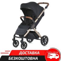Дитяча коляска El Camino ME 1053G-2 DYNAMIC PRO Special Pink регульована ручка "Пір'я"