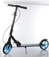 Дитячий підлітковий двоколісний складаний самокат iTrike SR 2-049-1-B алюмінієвий / ПУ колесах / синій**