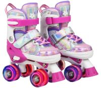 Дитячі розсувні ролики квади Maraton Skimo Light S (31-34) рожеві