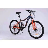 Спортивний велосипед двоколісний TopRider 910 колеса 26 дюймів / 21 швидкість / SHIMANO / Помаранчевий