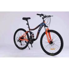Спортивний велосипед двоколісний TopRider 910 колеса 26 дюймів / 21 швидкість / SHIMANO / Помаранчевий