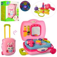 Дитячий ігровий набір Перукарня HOLA 3109 Звукові та світлові ефекти Складається у валізу**