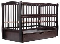 Ліжко Babyroom Еліт різьблення маятник, ящик, відкидний пліч-DER-7 бук венге