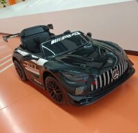 Дитячий електромобіль одномісний Машина M 5112EBLR-2 Мерседес шкіряне сидіння чорний