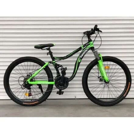 Спортивний велосипед двоколісний TopRider 910 колеса 26 дюймів / 21 швидкість / SHIMANO / Салатовий