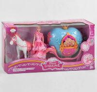 Карета з лялькою і Конем 811A Музичні та світлові ефекти