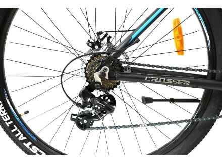 Спортивний гірський алюмінійний велосипед 29д Crosser Inspiron з гідравлічними гальмами / Shimano / червоний