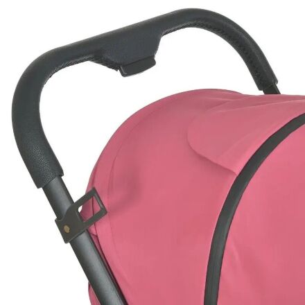 Дитяча прогулянкова коляска El Camino 1099 Lyra з чохлом на ніжки Rose