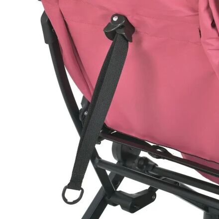 Дитяча прогулянкова коляска El Camino 1099 Lyra з чохлом на ніжки Rose