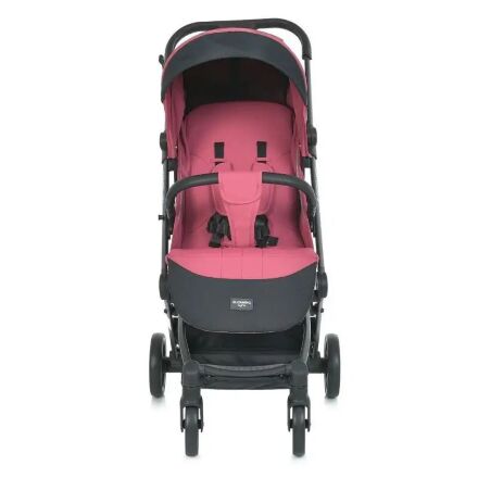 Дитяча прогулянкова коляска El Camino 1099 Lyra з чохлом на ніжки Rose